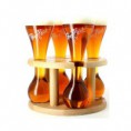 Kwak x 4 + wood foot quadro 33cl